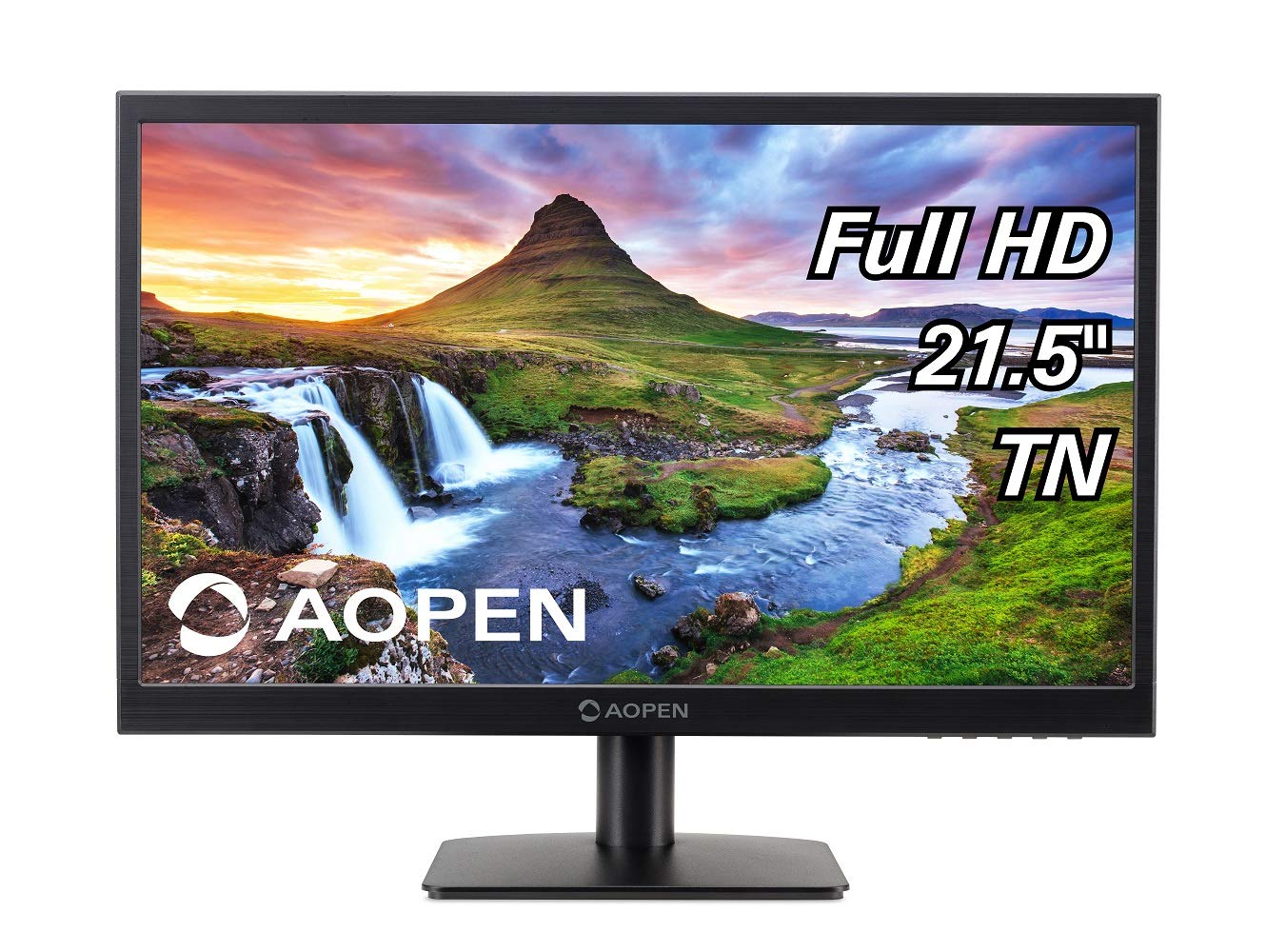 AOPENモニター 60fps 18.5インチ Aopen by Acer 18.5-inch LED Monitor with VGA Port - 19CX1Q (Black